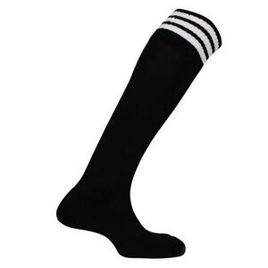 Mitre Childrens/Kids Mercury 3 Stripes Socks / Black/White